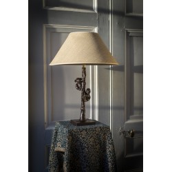 Lampe de table en bronze. Singe et gorille dans un arbre