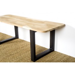 Bench made with our Olympe feet. Size of 40 cm by 40 cm