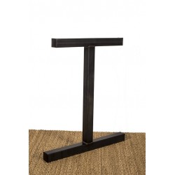 Metal table leg, Icare model, side view