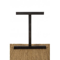 Metal table leg, Icare model, front view