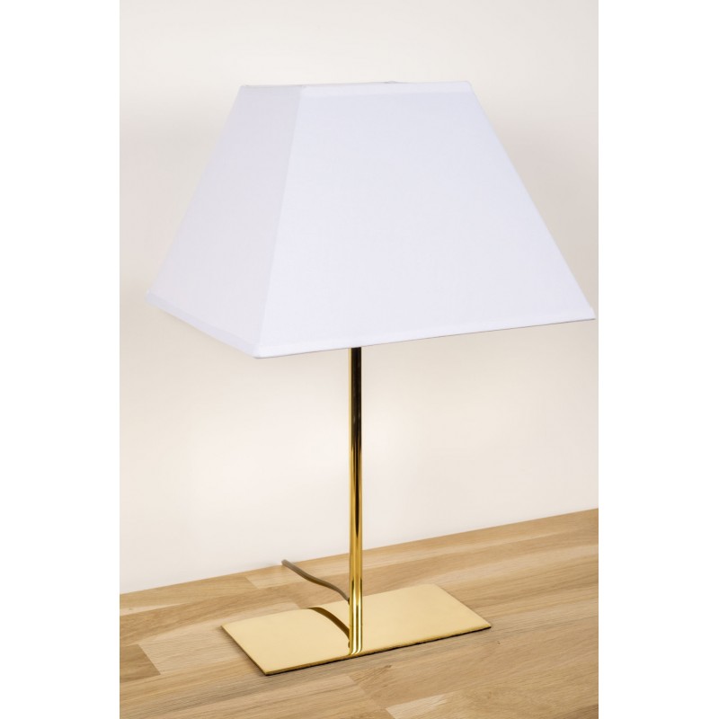 Lampe de table en laiton, modèle Ether. Made in France
